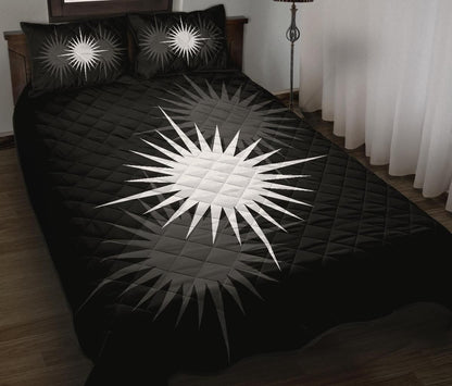Marshall Islands Polynesian Quilt Bed Set