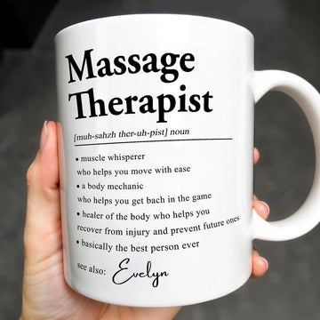 Massage Therapist - Personalized Coffee Mug - Gift For Healers-Myprintsy
