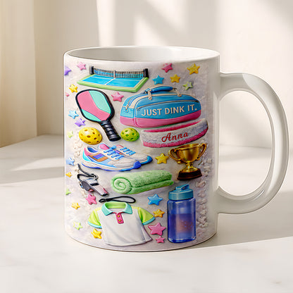 Matching Point Mint - Personalized Pickleball Mug - Gifts For Pickleball Players-Myprintsy