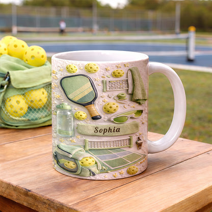Matching Point Mint - Personalized Pickleball Mug - Gifts For Pickleball Players-Myprintsy