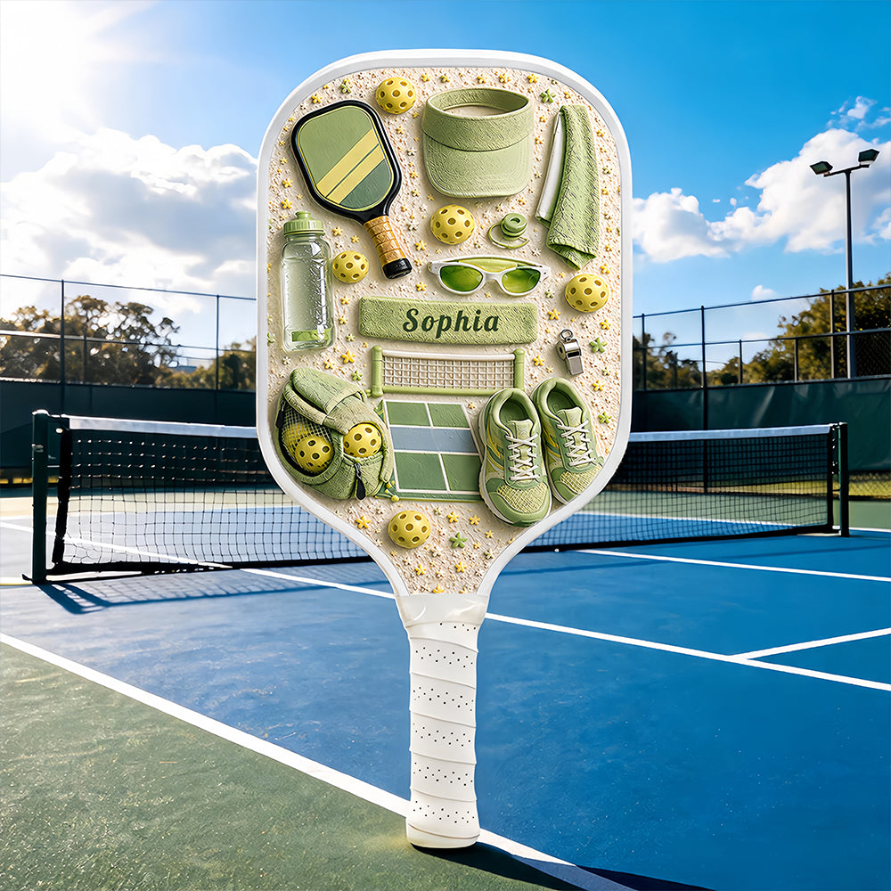 Matching Point Mint - Personalized Pickleball Paddle - Pickleball Gifts-Myprintsy