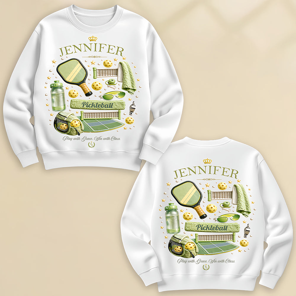 Matching Point Mint - Personalized Pickleball Shirt - Gifts For Pickleball Players-Myprintsy