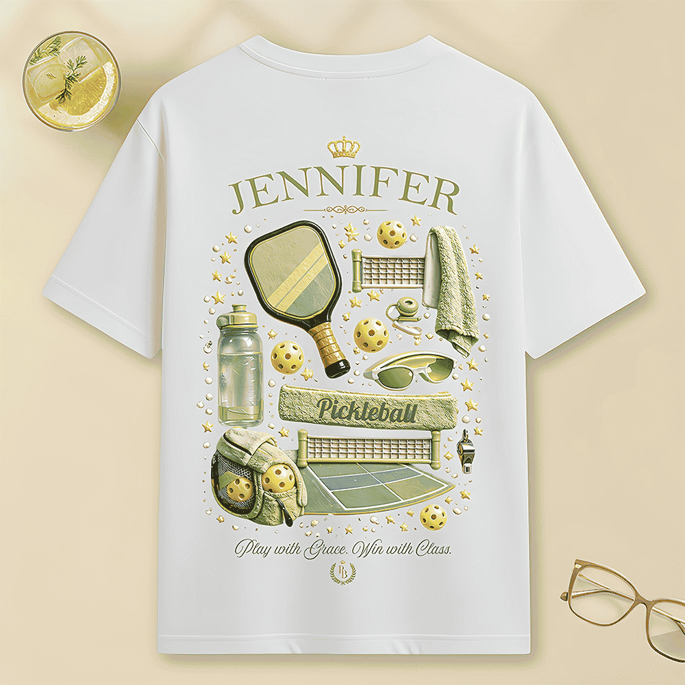 Matching Point Mint - Personalized Pickleball Shirt - Gifts For Pickleball Players-Myprintsy