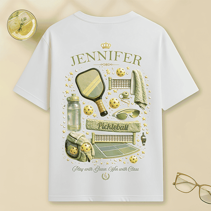 Matching Point Mint - Personalized Pickleball Shirt - Gifts For Pickleball Players-Myprintsy