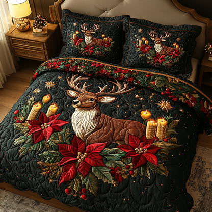 Meadow Wanderer -Piece Quilted Bedding Set VTQ-Myprintsy