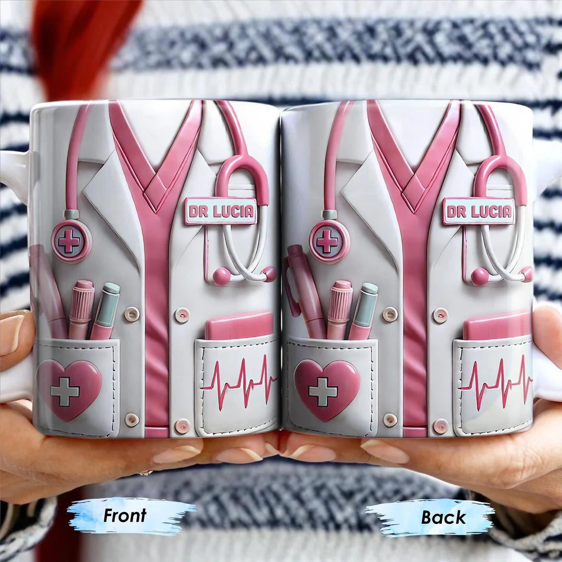 Medical Appreciation - Personalized Accent Mug - Gift For Medical Professional-Myprintsy