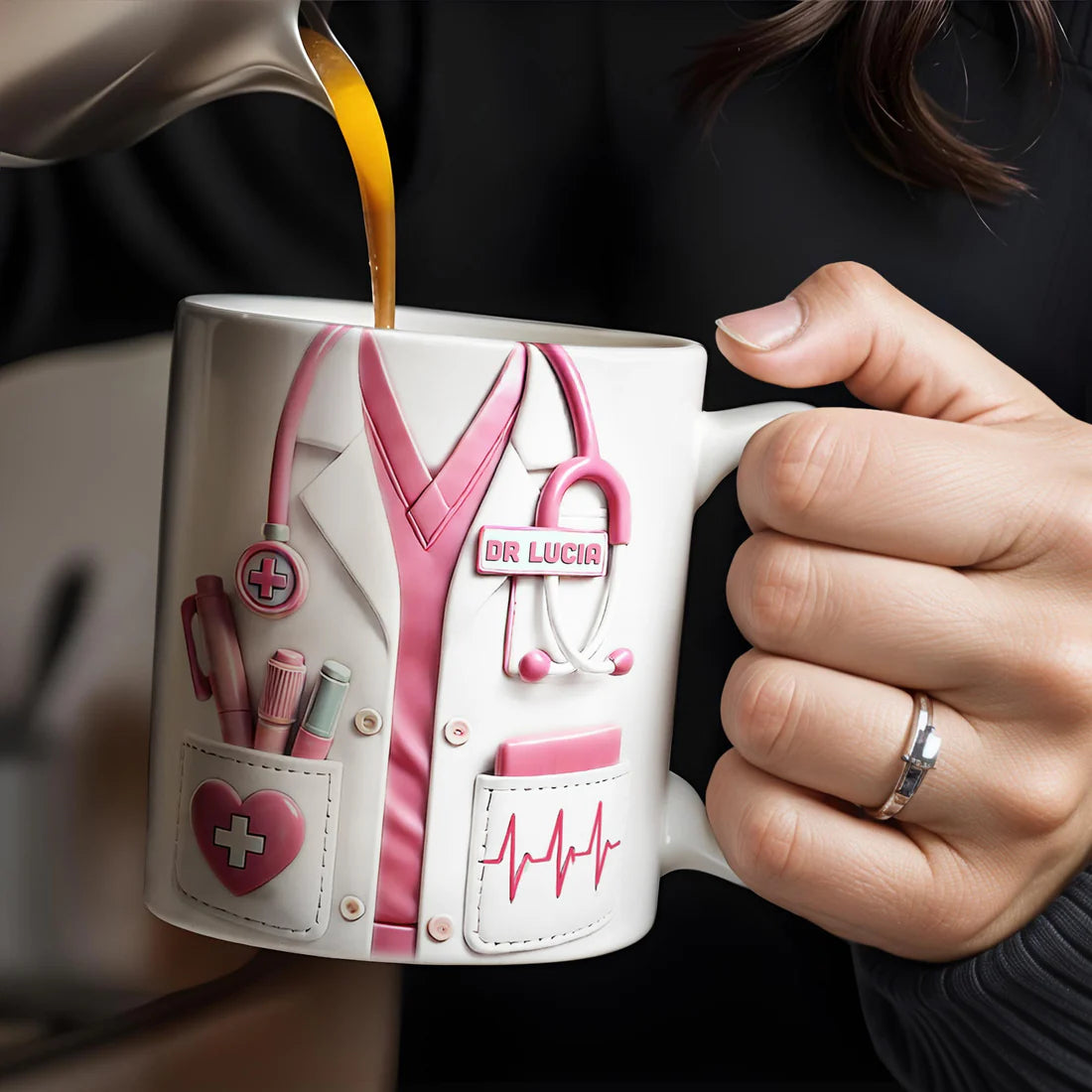 Medical Appreciation - Personalized Accent Mug - Gift For Medical Professional-Myprintsy