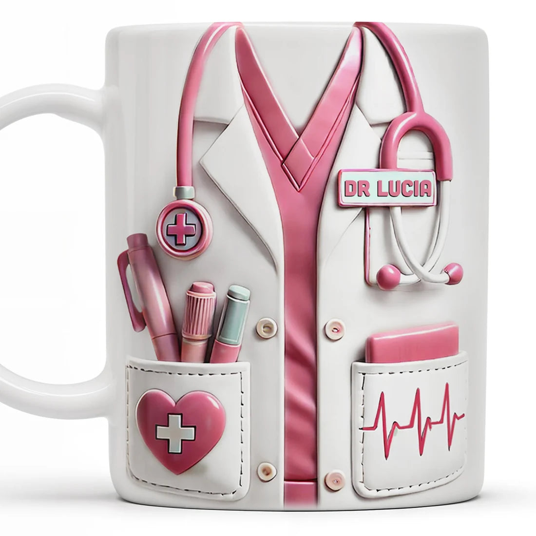 Medical Appreciation - Personalized Accent Mug - Gift For Medical Professional-Myprintsy