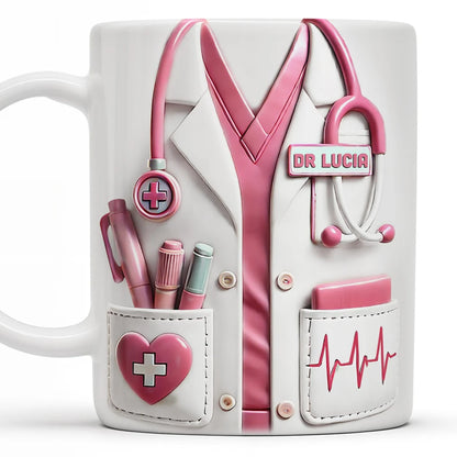 Medical Appreciation - Personalized Accent Mug - Gift For Medical Professional-Myprintsy