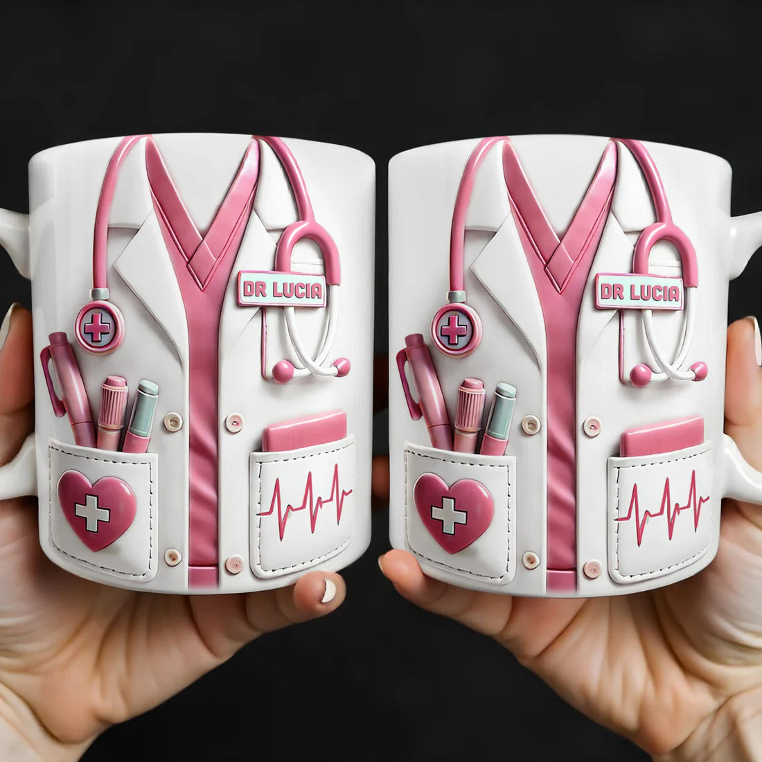 Medical Appreciation - Personalized Accent Mug - Gift For Medical Professional-Myprintsy