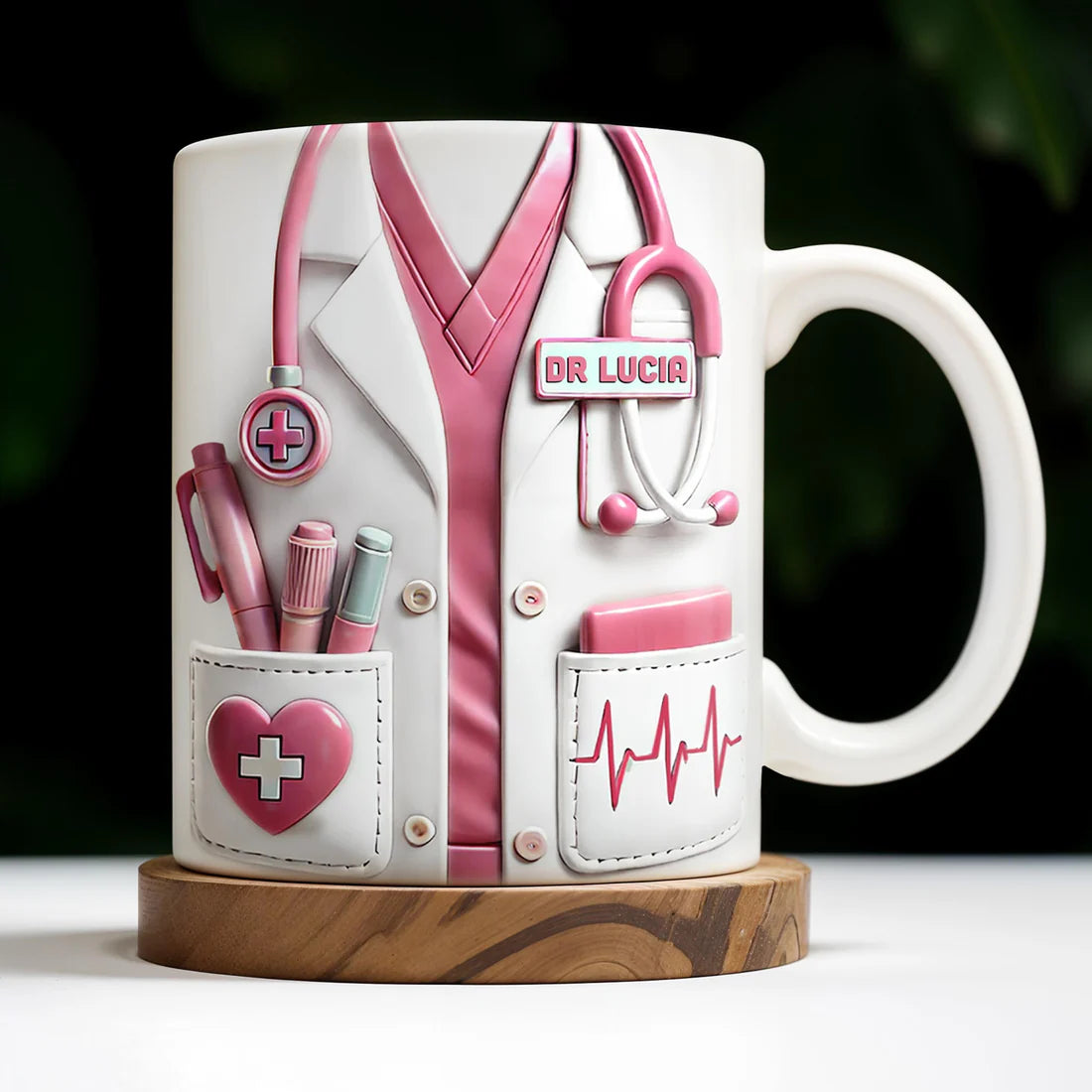 Medical Appreciation - Personalized Accent Mug - Gift For Medical Professional-Myprintsy