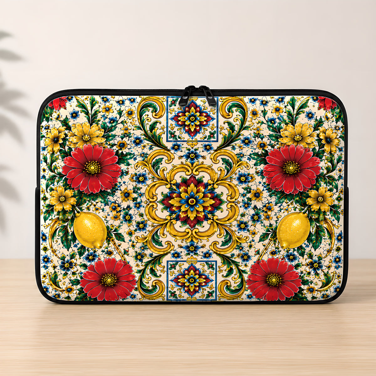 Mediterranean Style & Majolica Print La Dolce Vita - Personalized Laptop Bag-Myprintsy
