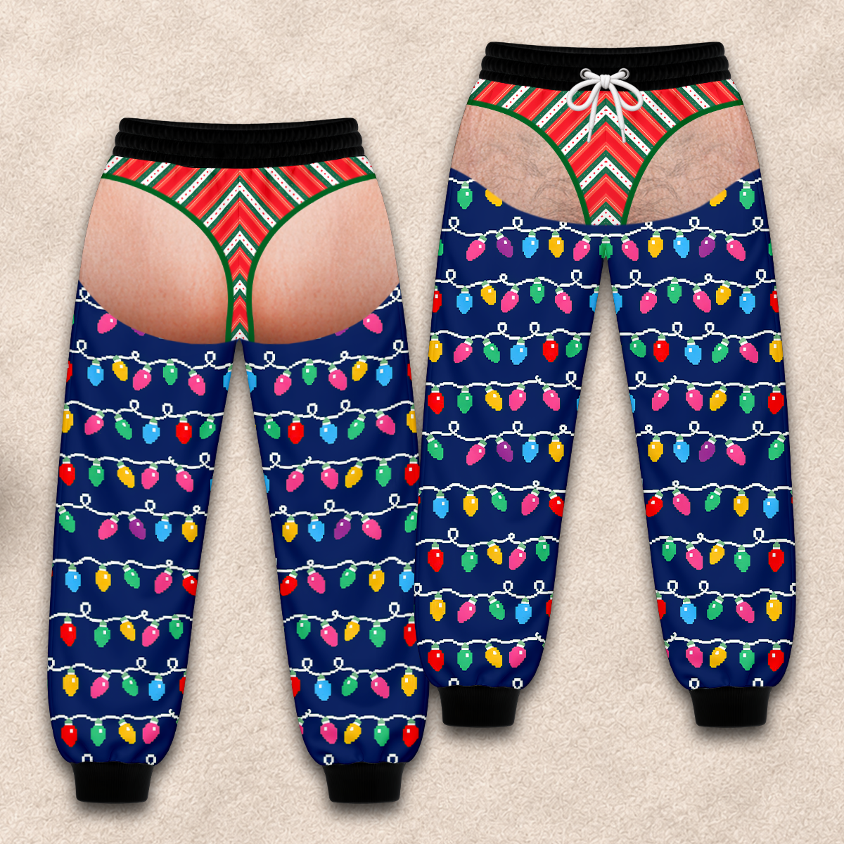 Men's Funny Underwear - Personalized Sweatpants - Christmas Pajama Pants For Men-Myprintsy
