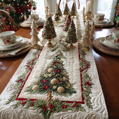 Merry Pines Quilted Table Runner VTQ-Myprintsy