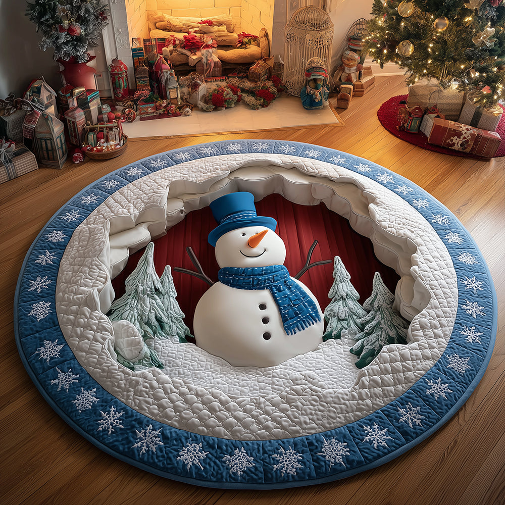 Merry Wonder Quilted Round Mat VTQ-Myprintsy