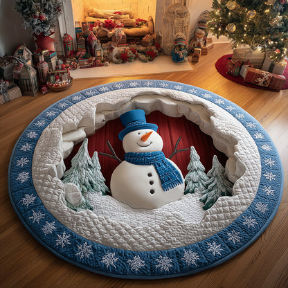 Merry Wonder Quilted Round Mat VTQ-Myprintsy