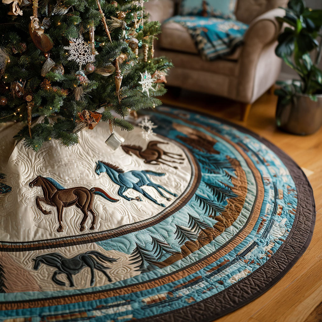 Mesa Morning Christmas Quilted Tree Skirt-Myprintsy