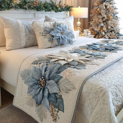 Midnight Bloom Quilted Bed Runner VTQ-Myprintsy