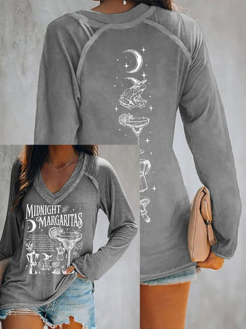 Midnight Margaritas - Halloween Witch Top-Myprintsy