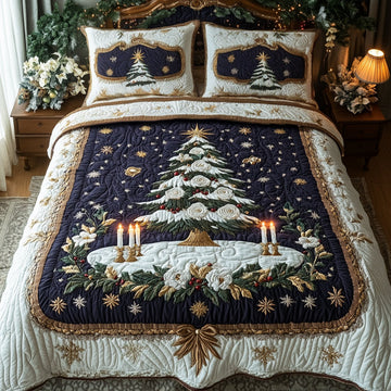Midnight Noel -Piece Quilted Bedding Set VTQ-Myprintsy