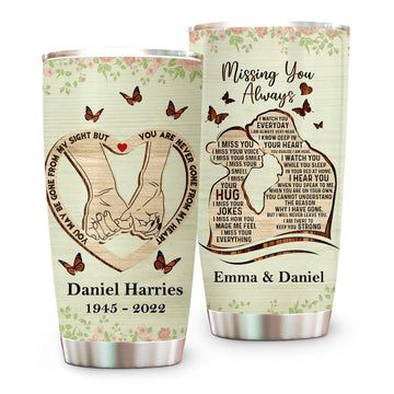 Missing You Always - Personalized Memorial Tumbler Cup-Myprintsy