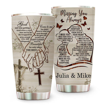 Missing You Always - Personalized Tumbler Cup-Myprintsy