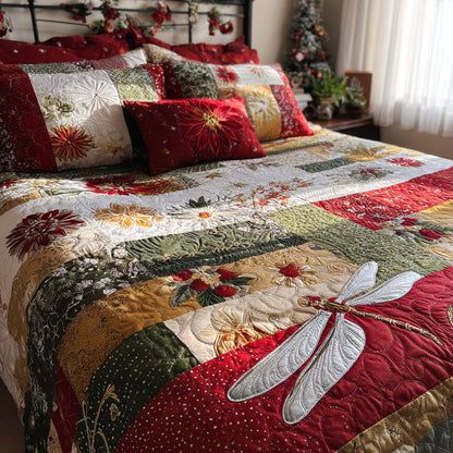 Mistlewing Dragonfly -Piece Quilted Bedding Set VTQ-Myprintsy
