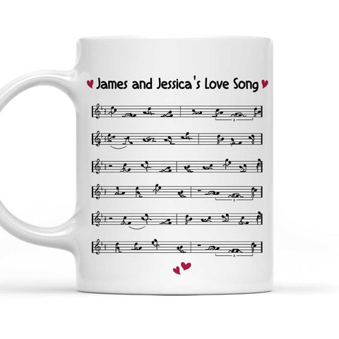 Our Love Song - Personalized Coffee Mug