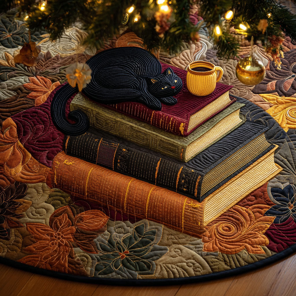Mocha Dreams Christmas Quilted Tree Skirt-Myprintsy
