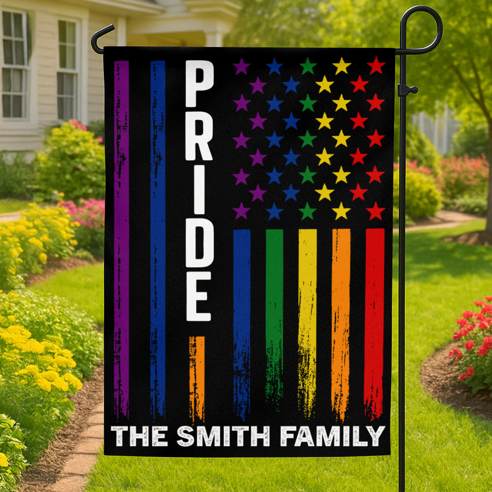 Pride - Personalized Garden Flag