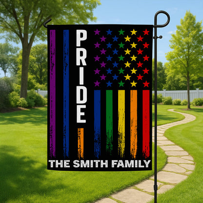 Pride - Personalized Garden Flag
