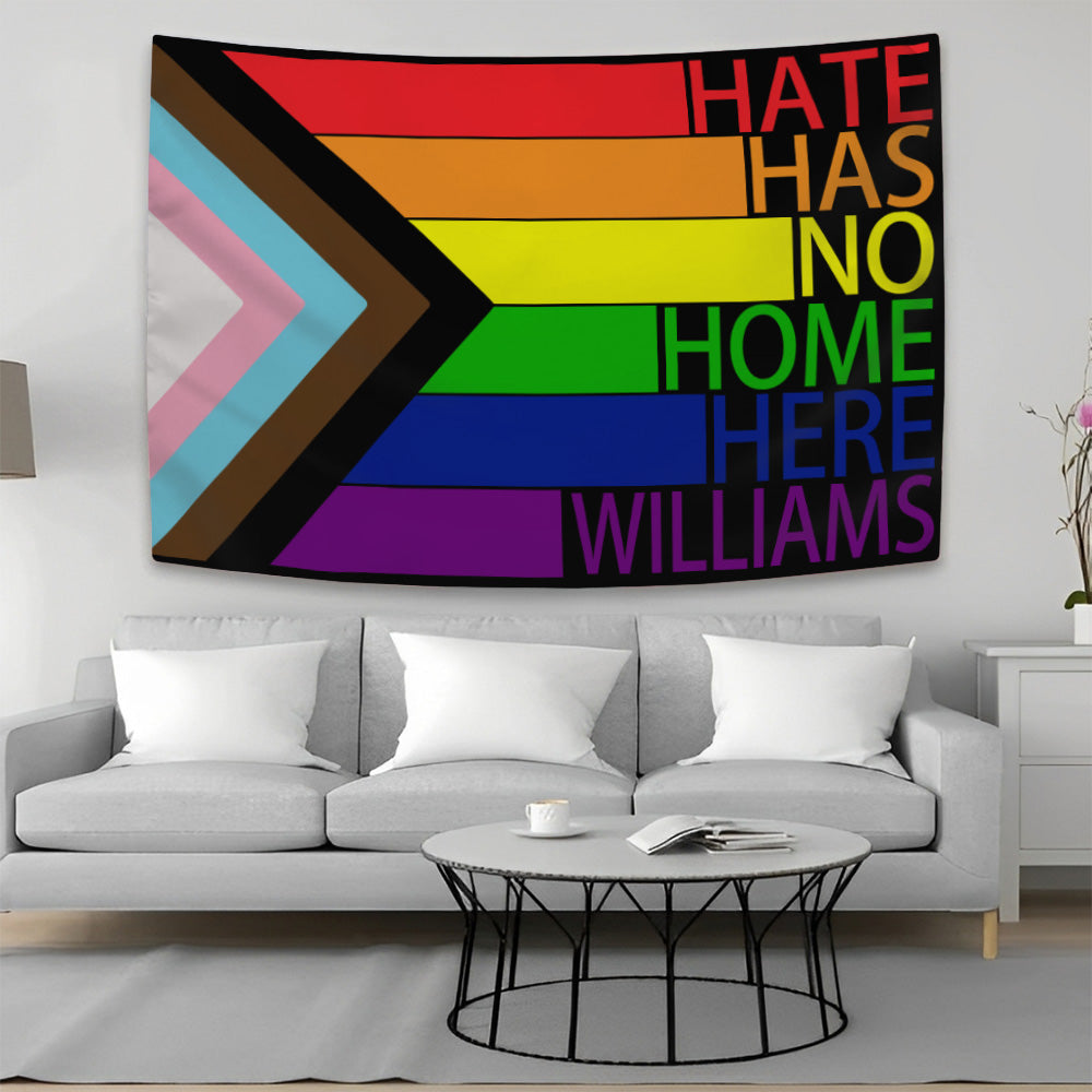 Hate Has No Home Here - Personalized Custom Flag