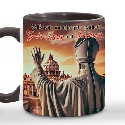 Path of God's Mercy & Tolerance - Inspirational Catholic Accent Mug