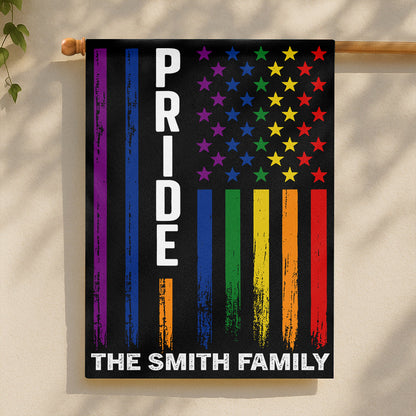 Pride - Personalized Garden Flag