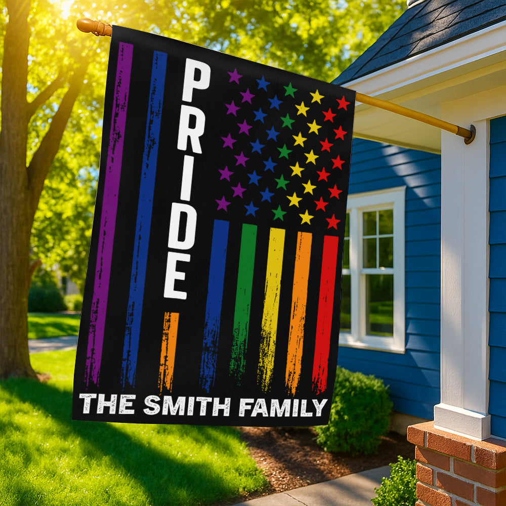 Pride - Personalized Garden Flag