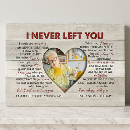 I Never Left You - Personalized Wrapped Canvas