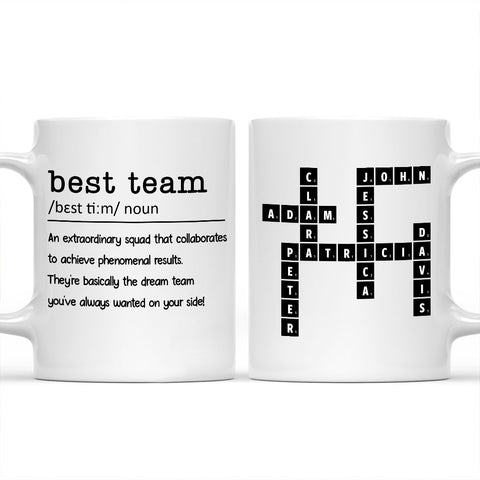 Best Team Definition - Personalized Coffee Mug