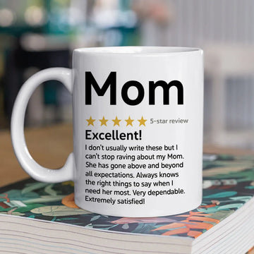 Mom Excellent! - Personalized Coffee Mug - Gift For Mom-Myprintsy