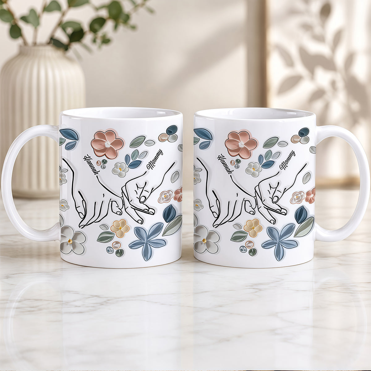 Mommy & Daughter - Personalized Ceramic Mug-Myprintsy