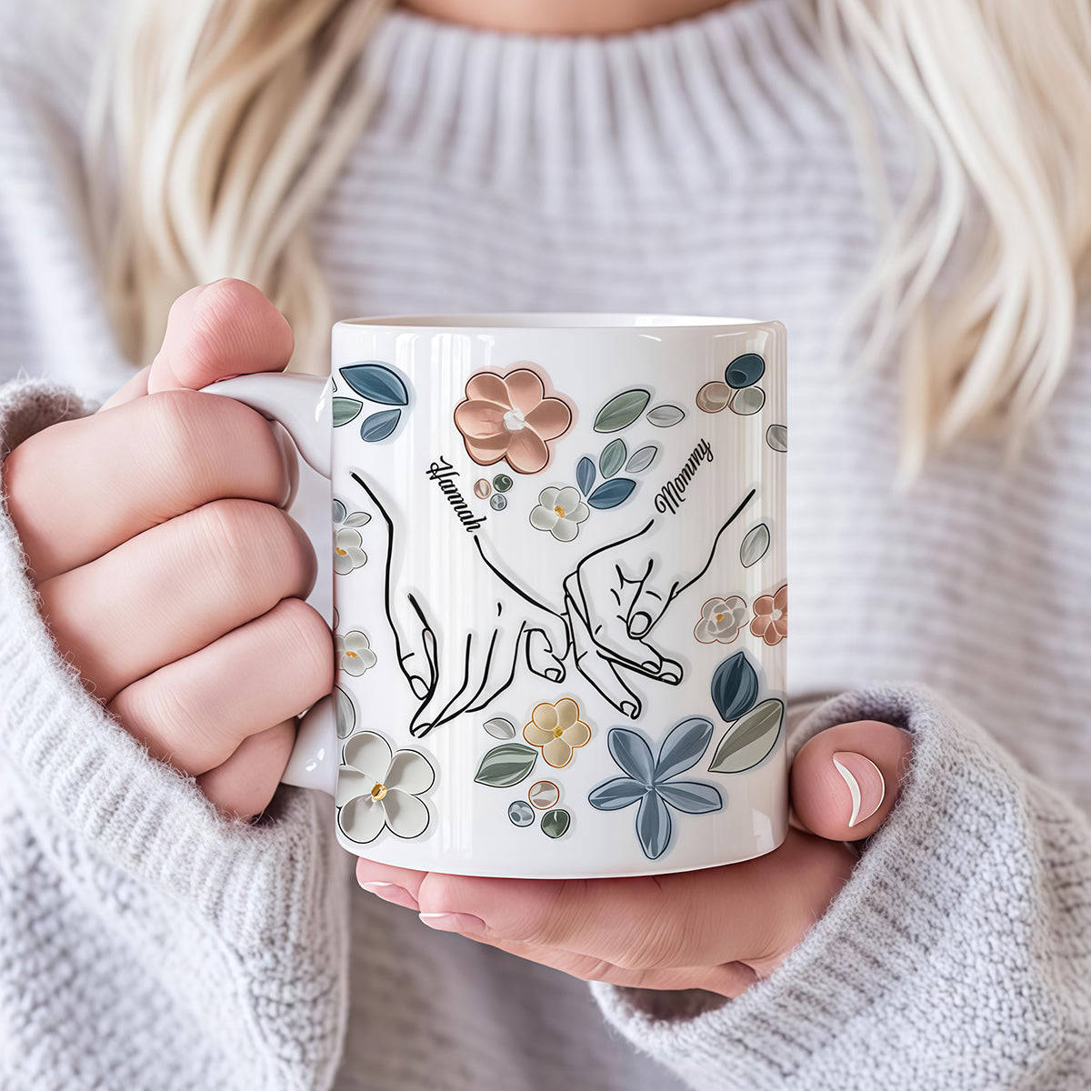 Mommy & Daughter - Personalized Ceramic Mug-Myprintsy