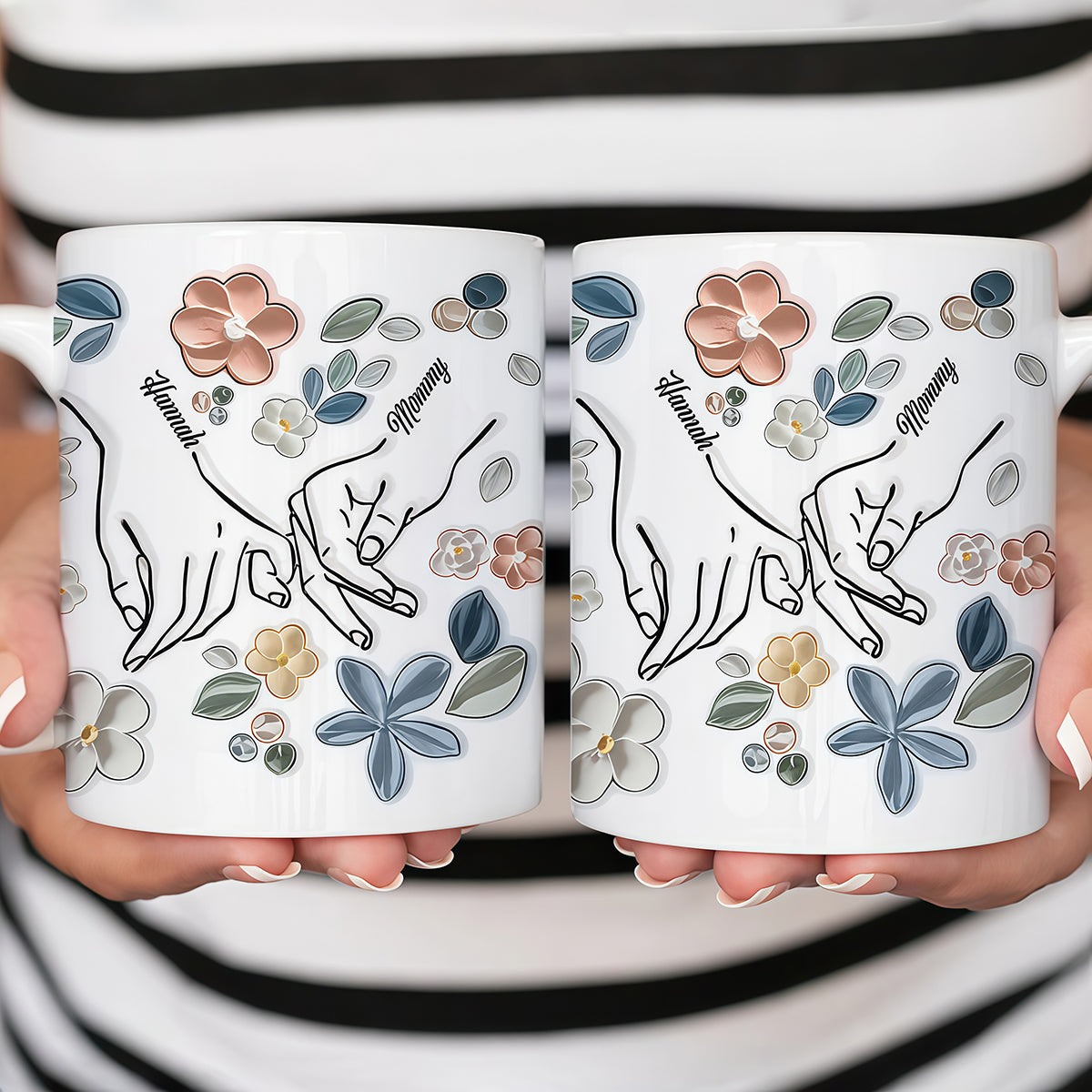 Mommy & Daughter - Personalized Ceramic Mug-Myprintsy