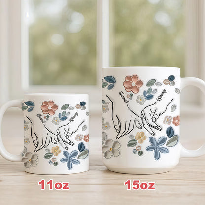 Mommy & Daughter - Personalized Ceramic Mug-Myprintsy