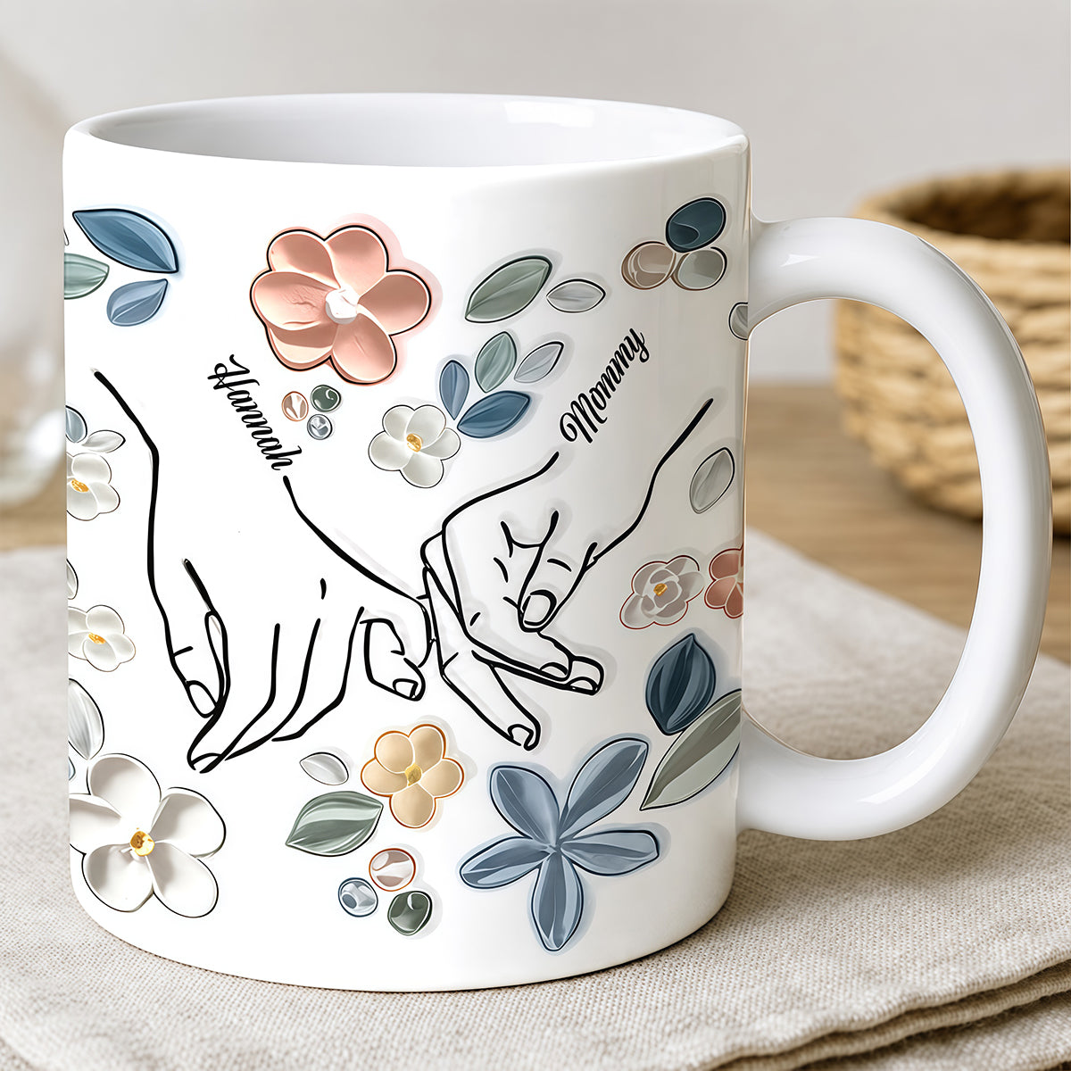 Mommy & Daughter - Personalized Ceramic Mug-Myprintsy