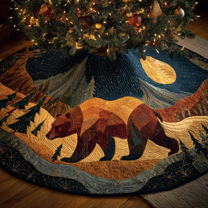 Moonlit Trail Quilted Tree Skirt-Myprintsy