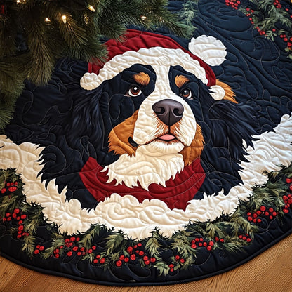 Mountain Majesty Quilted Christmas Tree Skirt-Myprintsy