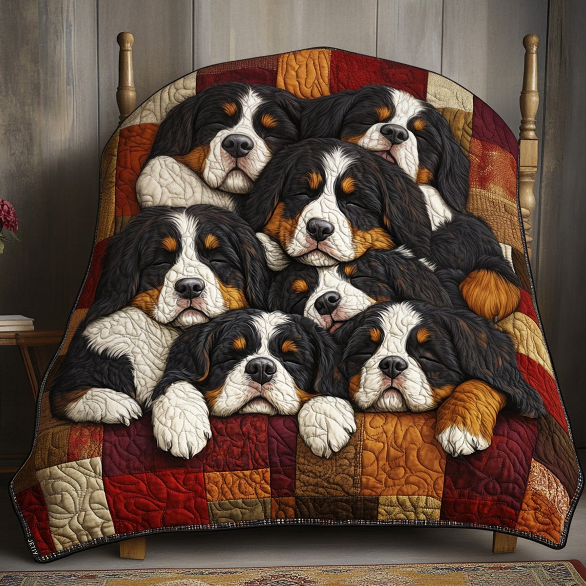 Mountain Mates Quilted Blanket VTQ-Myprintsy
