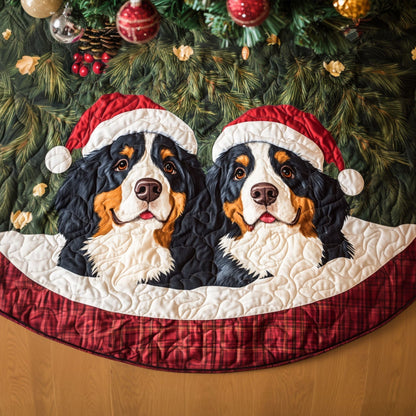Mountain Pride Quilted Christmas Tree Skirt-Myprintsy