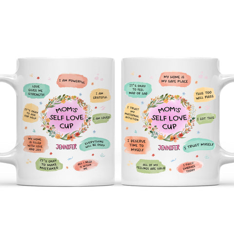 Mom Self Love Cup - Personalized Coffee Mug