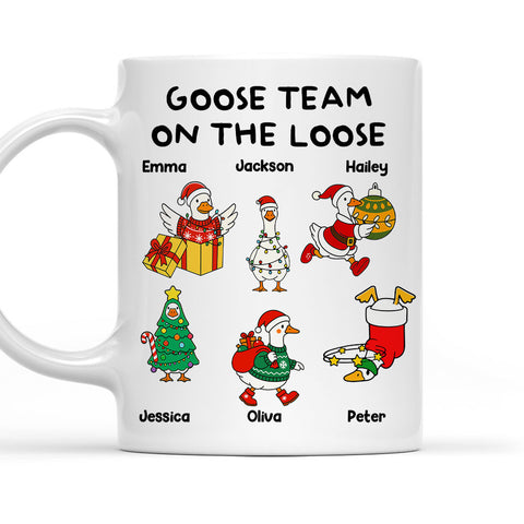 Goose Team On The Loose - Personalized Coffee Mug