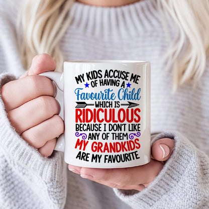 My Kids Accuse Me Of Having A Favorite Child Which Is Ridiculous Mug - Personalized Ceramic Mug-Myprintsy